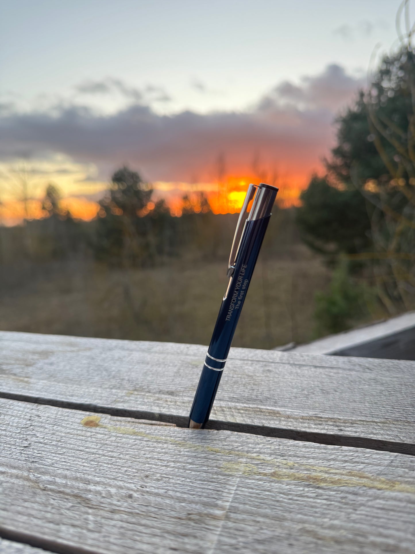 Transform Your Life Kugelschreiber (marineblau)